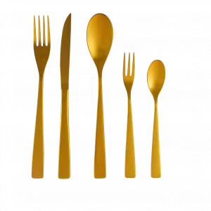 Cutlery set | gold
