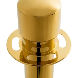 Absperrung | runder Pfosten mit Knauf